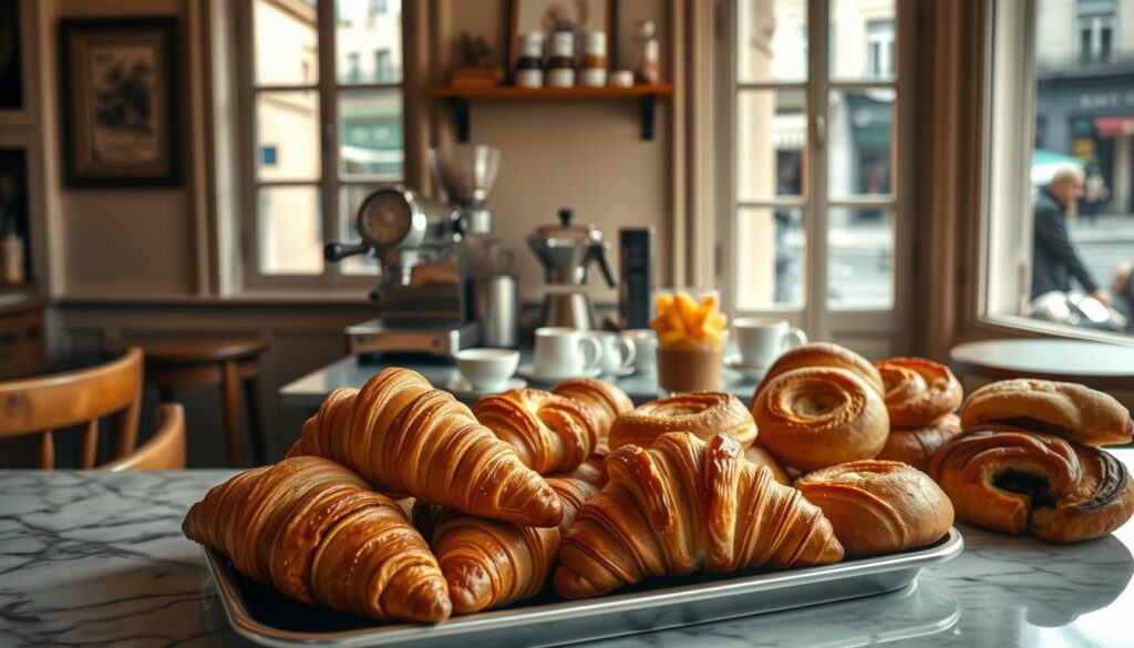 French breakfast pastries