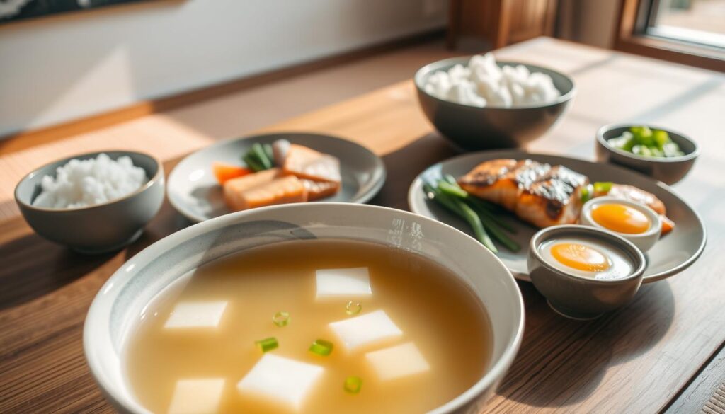 healthy Japanese breakfast