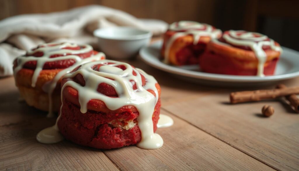 red velvet cinnamon rolls recipe